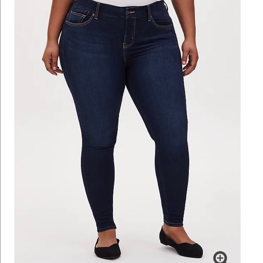 Torrid Bombshell Skinny Jeans Eco Dark Wash